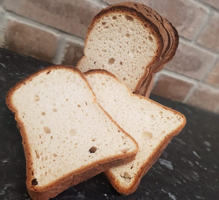 white gluten free loaf