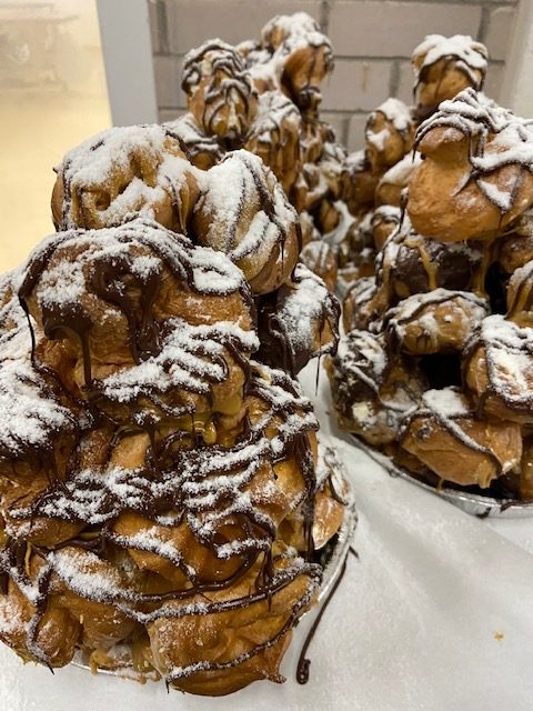Profiterole Tower (Croquembouche) - Serves 6