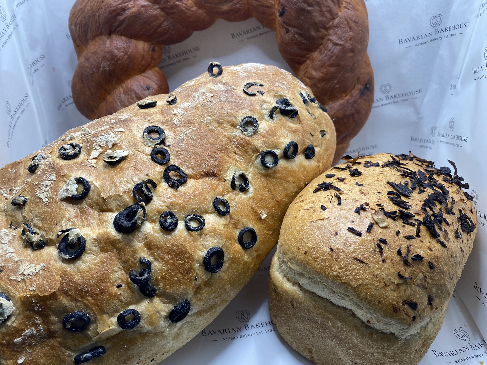 Flavoured Bread Selection