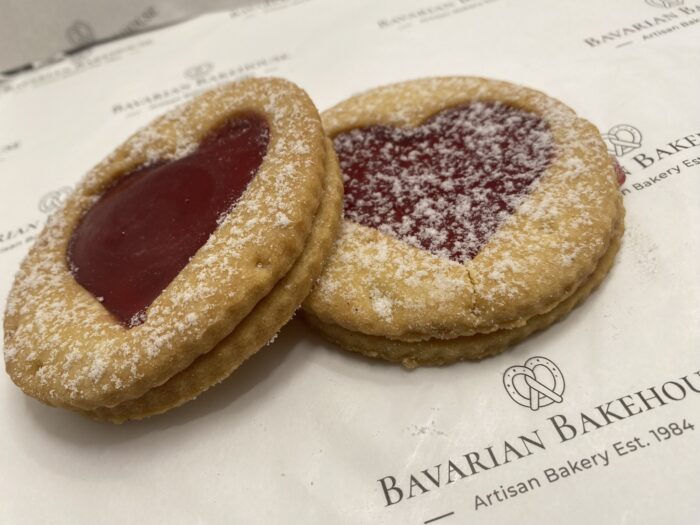 Linzer Heart Biscuit (3) - Vegan