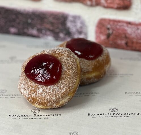 Vegan Strawberry Filled Doughnut (3)