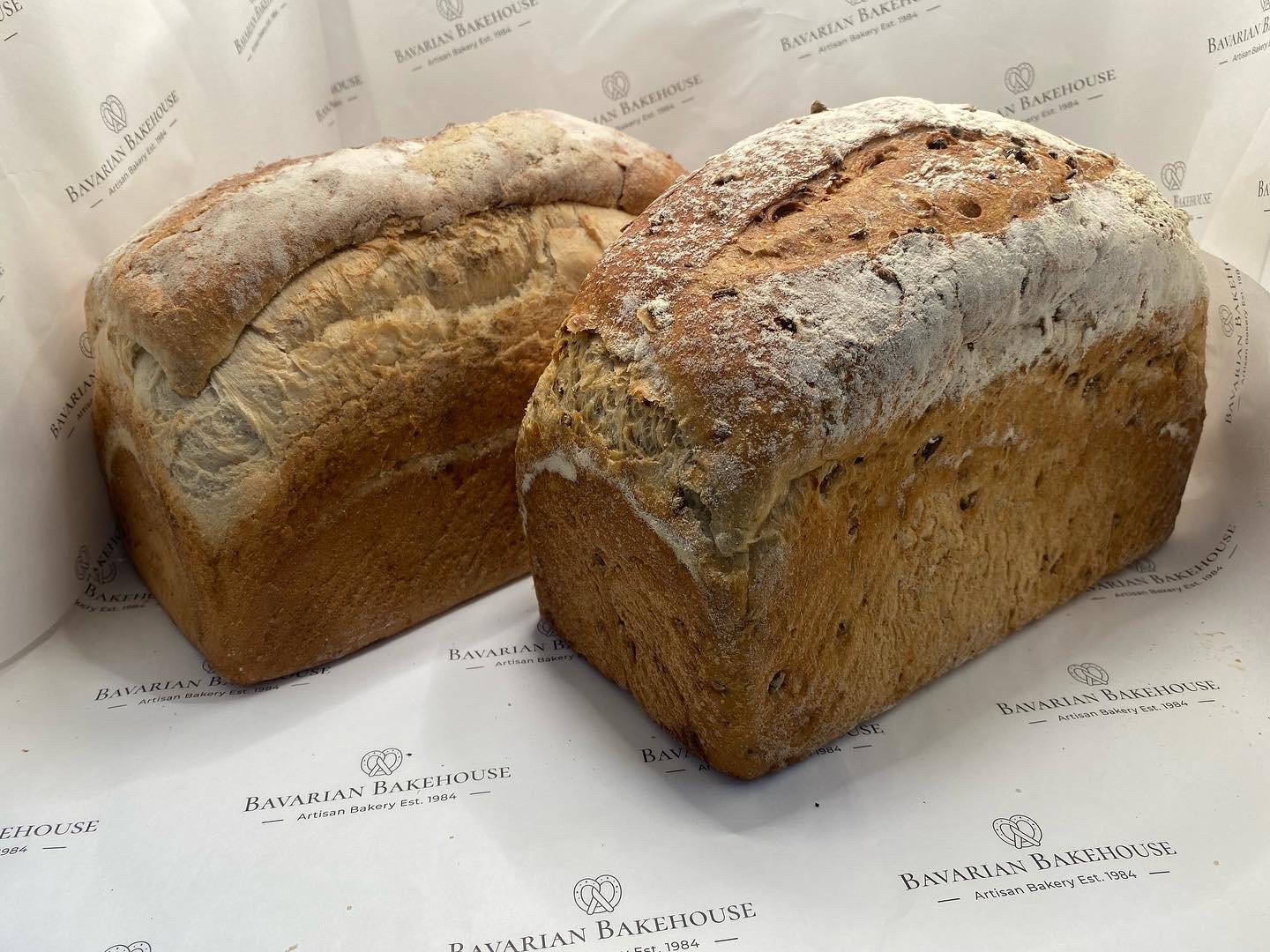 domed top rectangular loaves